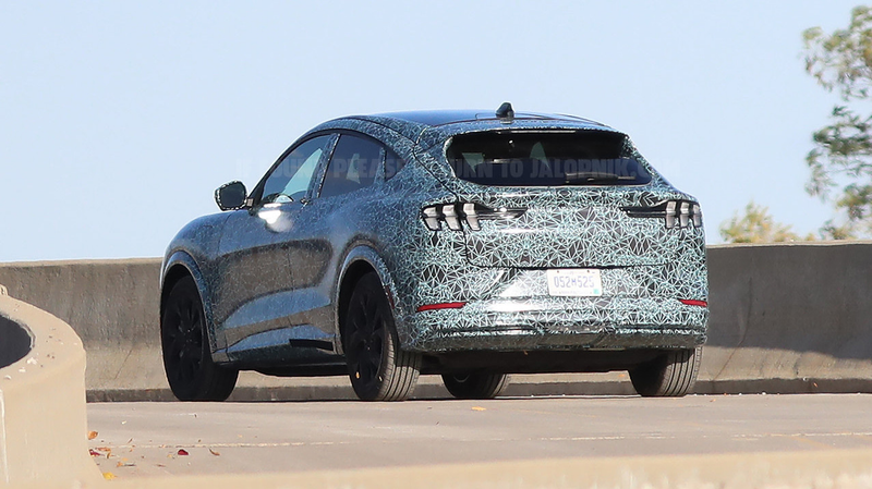 Illustration for article titled This Is The Ford 'Mustang-Inspired' SUV Caught Almost Totally Undisguised